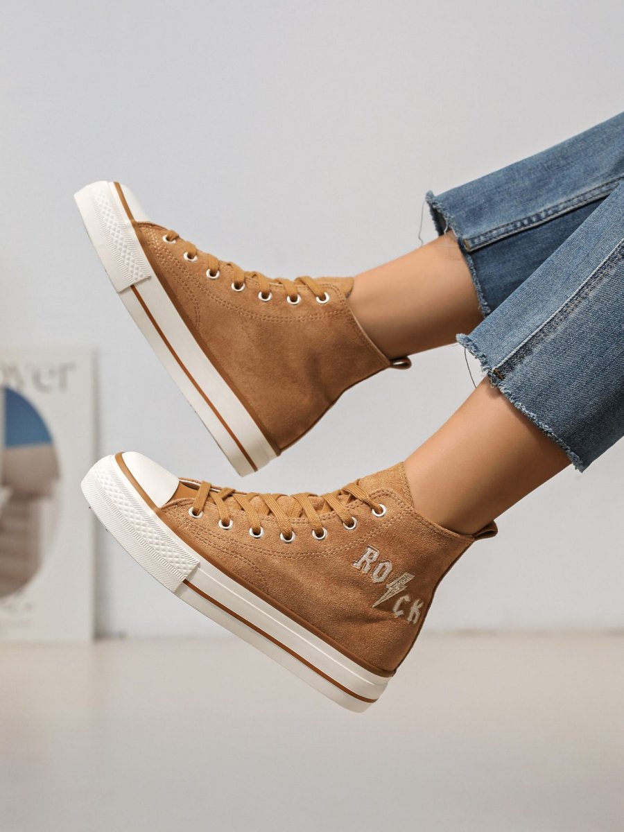 Baskets montantes camel Rock Chicmuse – Image 2