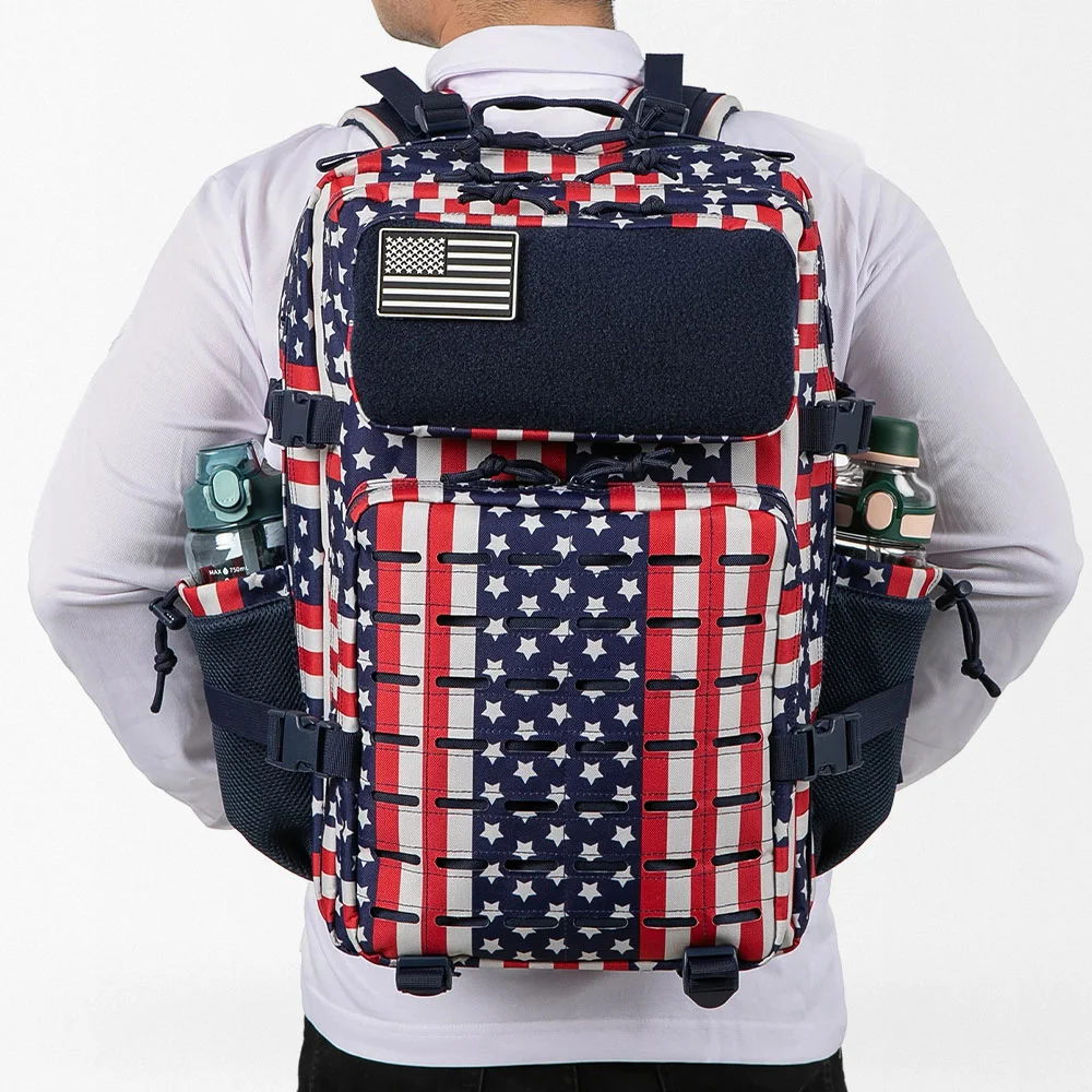 Sac à dos tactique drapeau américain 50L – Image 6